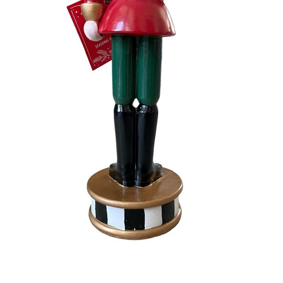 Martha Stewart CHRISTMAS NUTCRACKER 14in Red Green Traditional HOLIDAY Decor - Picture 13 of 15